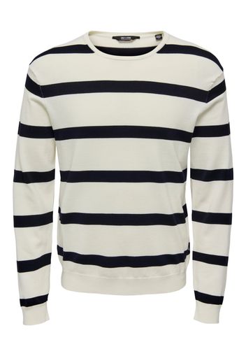 Only & Sons Pullover  nero / bianco