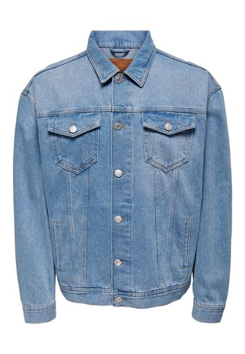 Only & Sons Giacca di mezza stagione 'RICK'  blu denim