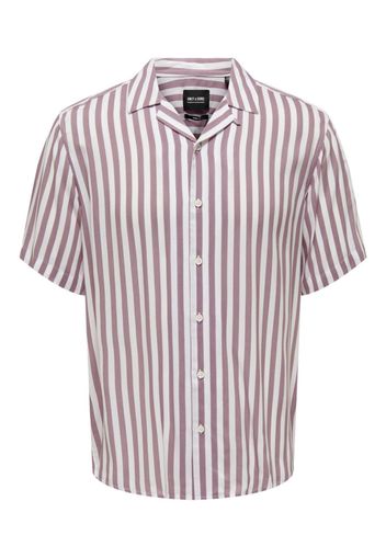 Only & Sons Camicia  porpora / bianco