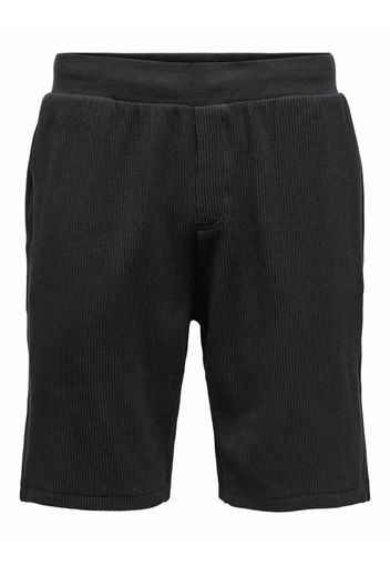 Only & Sons Pantaloni  nero / bianco