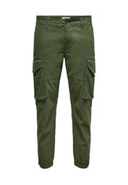 Only & Sons Pantaloni cargo 'ONSKIM'  oliva