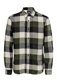 Only & Sons Camicia 'Gudmund'  cachi / oliva / bianco / nero