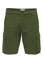 Only & Sons Pantaloni cargo 'Cam Stage'  oliva