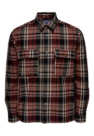 Only & Sons Camicia 'Josh'  beige / verde / rosso