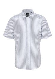 Only & Sons Camicia 'Alvaro'  blu scuro / bianco