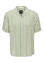 Only & Sons Camicia 'WAYNE'  verde pastello / bianco