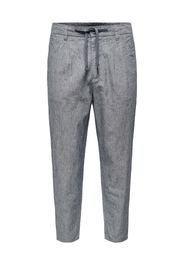 Only & Sons Pantaloni 'Linus'  blu colomba / bianco