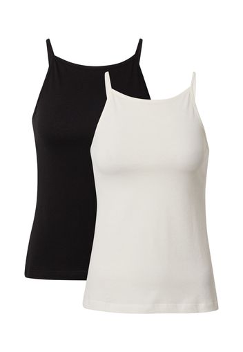 ONLY Top 'MAY LIFE '  bianco / nero