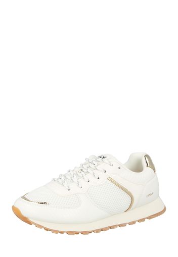 ONLY Sneaker bassa 'SAHEL'  bianco / oro