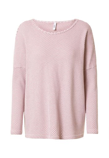 ONLY Pullover 'ELBA'  rosa / bianco