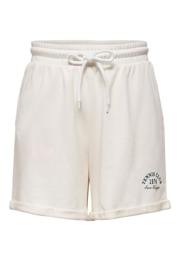 ONLY Pantaloni  bianco / verde scuro