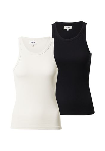 ONLY Top 'LINDSAY'  nero / bianco