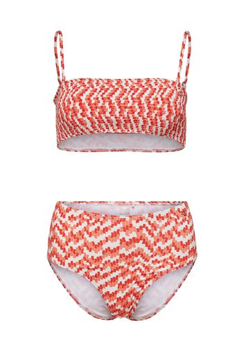 ONLY Bikini 'Amalie'  rosé / rosso / arancione