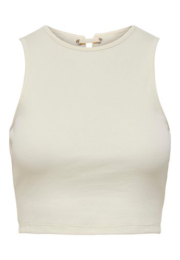 ONLY Top in maglia 'Nessa'  bianco lana