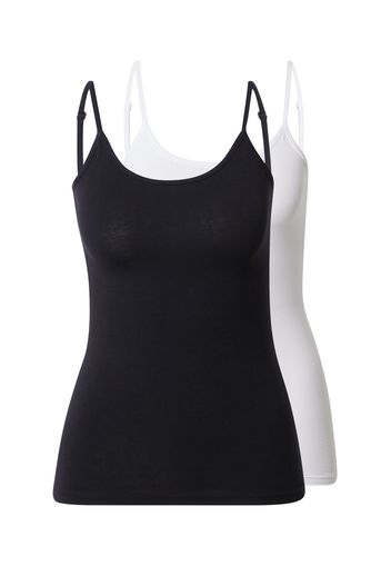 ONLY Top 'CAROLA'  nero / bianco