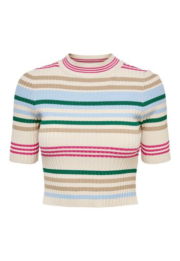 ONLY Pullover 'MILLA'  blu chiaro / beige / verde / rosa