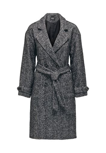 ONLY Cappotto di mezza stagione 'NELLIE'  nero / bianco