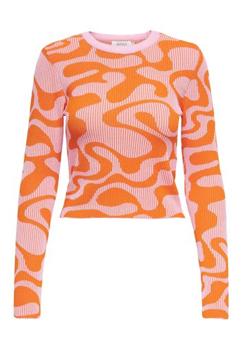 ONLY Pullover 'Ina'  rosa / arancione