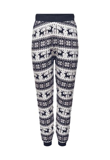 ONLY Pantaloncini da pigiama 'Xmas'  blu notte / bianco