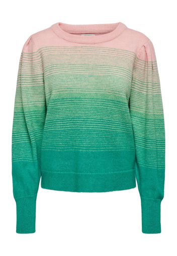 ONLY Pullover 'SUNRISE'  giada / verde erba / rosa chiaro