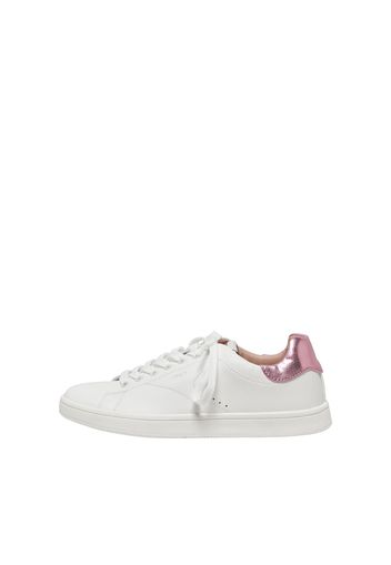 ONLY Sneaker bassa 'Shilo'  rosé / bianco