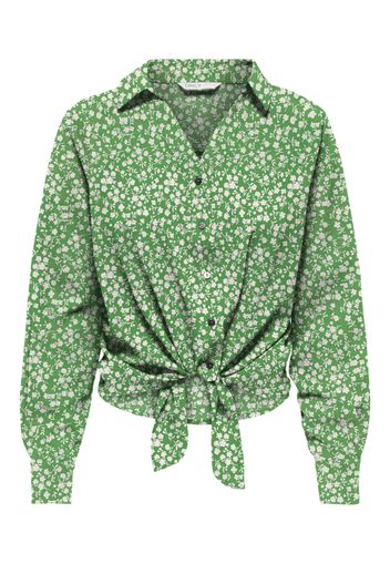 ONLY Camicia da donna 'NOVA'  verde / bianco