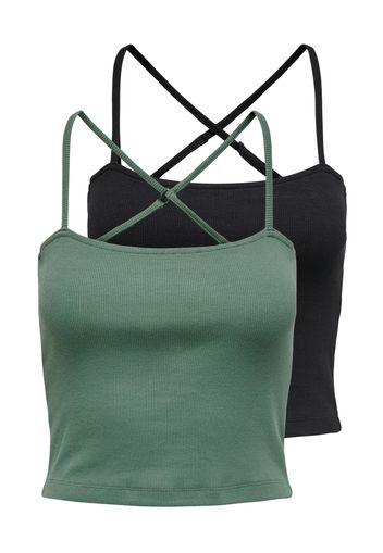 ONLY Top 'NULAN'  verde / nero