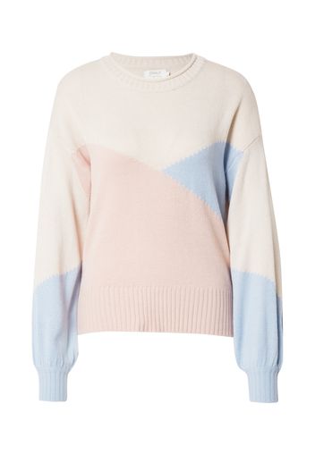 ONLY Pullover 'NICCI'  beige / blu chiaro / rosa
