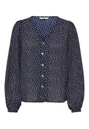 ONLY Camicia da donna 'Sonja'  blu notte / bianco