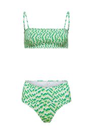 ONLY Bikini 'Amalie'  verde / verde chiaro / bianco