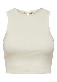 ONLY Top in maglia 'Nessa'  bianco lana