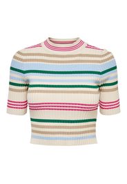 ONLY Pullover 'MILLA'  blu chiaro / beige / verde / rosa