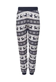 ONLY Pantaloncini da pigiama 'Xmas'  blu notte / bianco