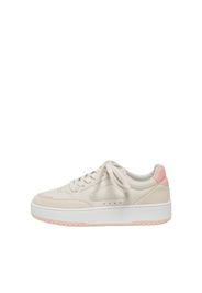 ONLY Sneaker bassa 'SAPHIRE'  crema / rosa antico