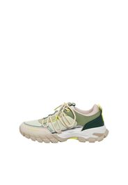 ONLY Sneaker bassa 'SAACHI'  beige / verde pastello / verde chiaro / verde scuro