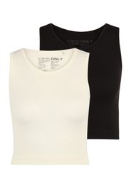 ONLY Maglietta intima 'VICKY'  nero / bianco