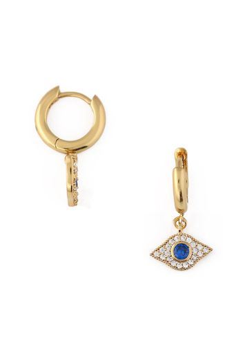 Orelia Orecchini 'Evil Eye'  oro / trasparente / blu