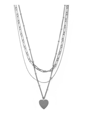 Orelia Collana 'HEART'  argento