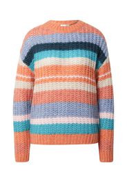 OUI Pullover  arancione / beige / blu colomba / blu chiaro