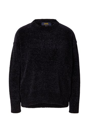 OVS Pullover 'CHENILLE'  nero