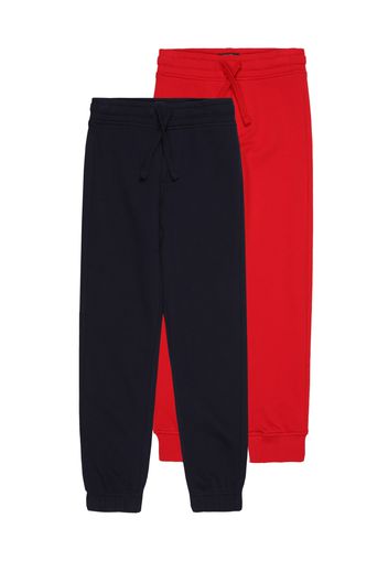 OVS Pantaloni  navy / rosso