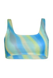 OW Collection Top per bikini 'HANNA'  blu / giallo / verde