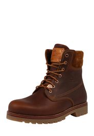 PANAMA JACK Boots stringati 'Panama'  marrone scuro / camoscio