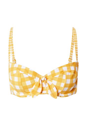 PASSIONATA Top per bikini  giallo oro / bianco