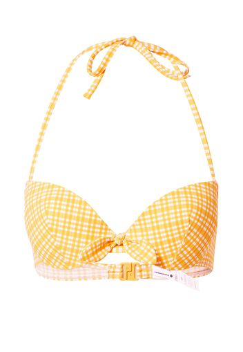 PASSIONATA Top per bikini  giallo / bianco