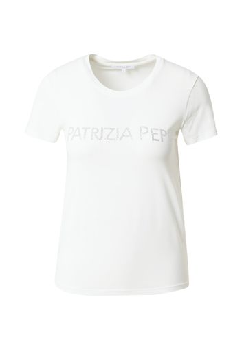 PATRIZIA PEPE Maglietta  bianco / argento