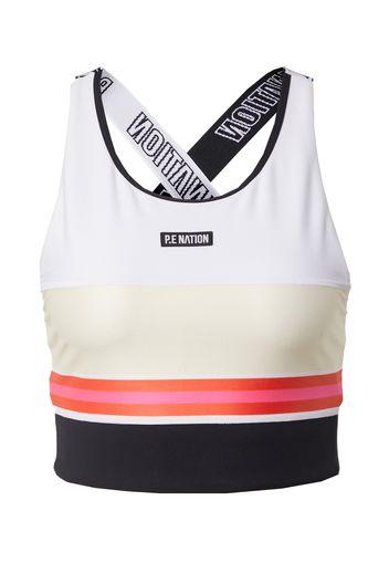 P.E Nation Reggiseno sportivo  beige / rosso / nero / bianco