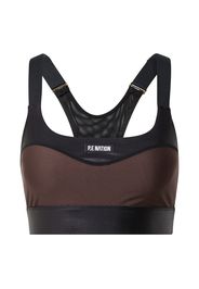 P.E Nation Reggiseno sportivo 'MASTERY'  marrone / nero / bianco