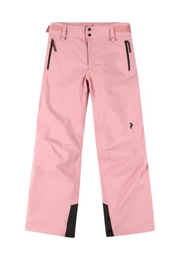 PEAK PERFORMANCE Pantaloni sportivi  rosa / nero