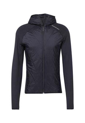 PEAK PERFORMANCE Giacca per outdoor 'Insulated Hybrid'  nero / bianco